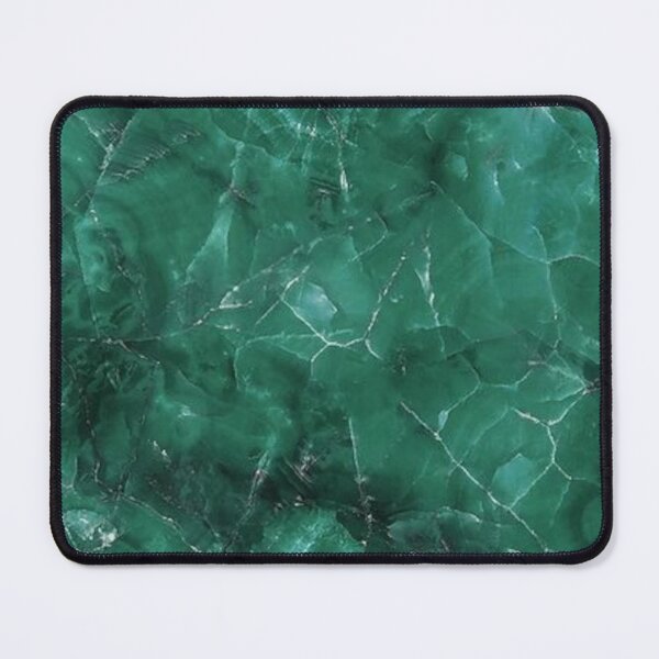 Item preview, Emerald Green and White Marble  designed and sold by ZedColors.
