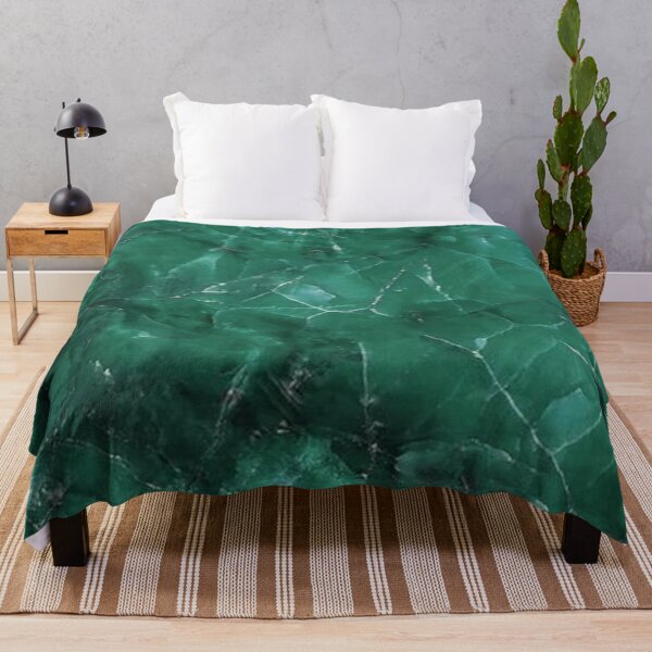 Item preview, Emerald Green and White Marble designed and sold by ZedColors.