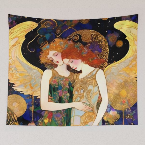 Item preview, Abstract Angel Art designed and sold by TheDarkWardrobe.