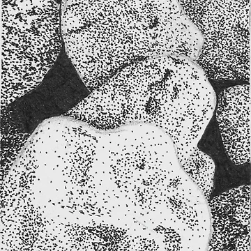 Artwork thumbnail, Stippled Rocks by Maskedbirds