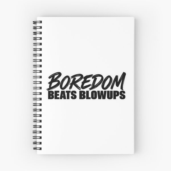 Item preview, Boredom Beats Blowups Trading Discipline designed and sold by VolatilityEdge.
