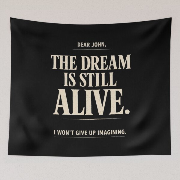 Item preview, Dear John Imagination Vintage Typography designed and sold by Nacho Average Designs.