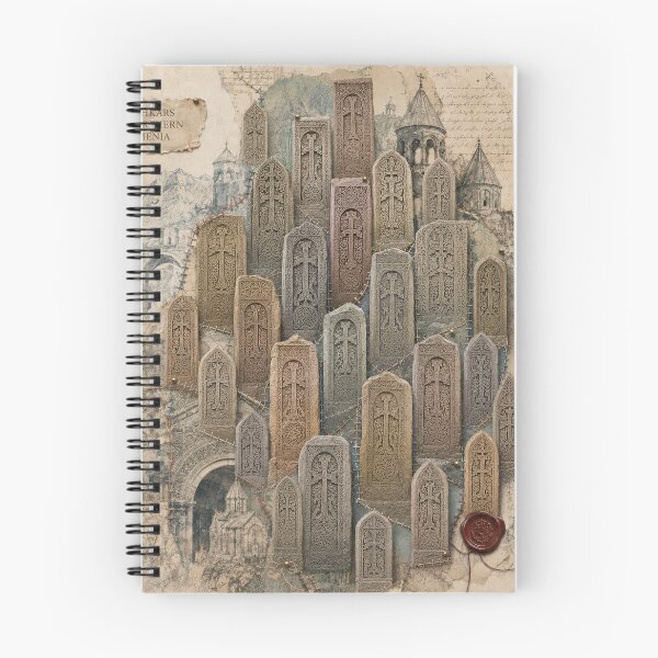 Item preview, Northern Armenian Khachkars Vintage Collage designed and sold by Qenlo.
