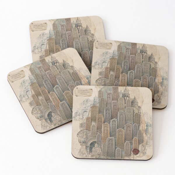Item preview, Northern Armenian Khachkars Vintage Collage designed and sold by Qenlo.