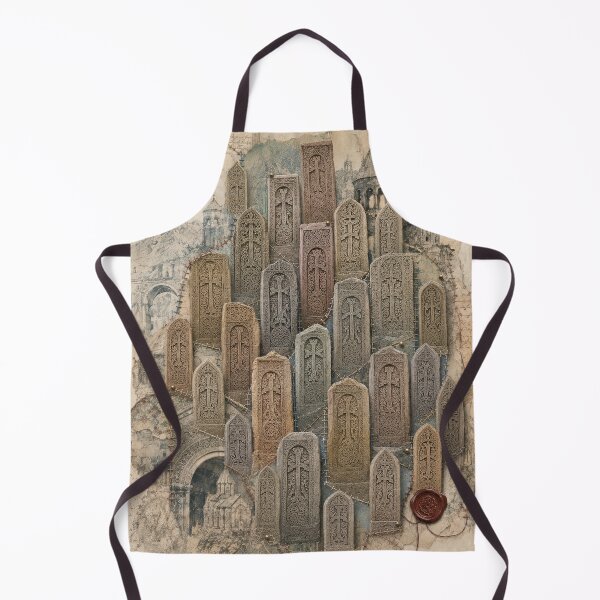 Item preview, Northern Armenian Khachkars Vintage Collage designed and sold by Qenlo.