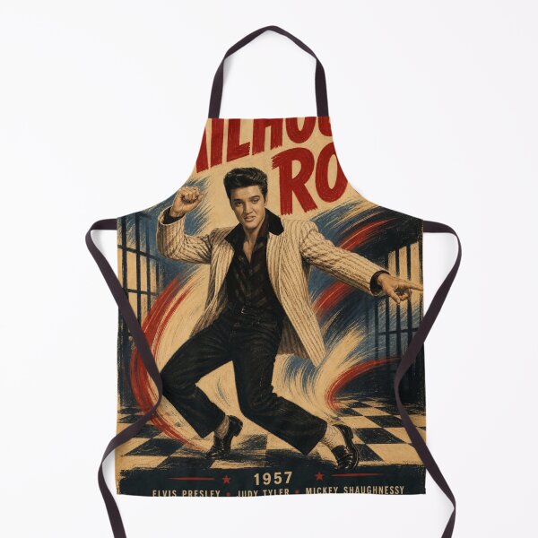 Item preview, Jailhouse Rock 1957 - Full Body Dance Pose Vintage Poster designed and sold by ElvisVintagePosters.