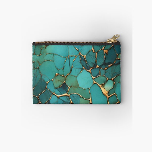 Item preview, Green and Gold Marble  designed and sold by ZedColors.
