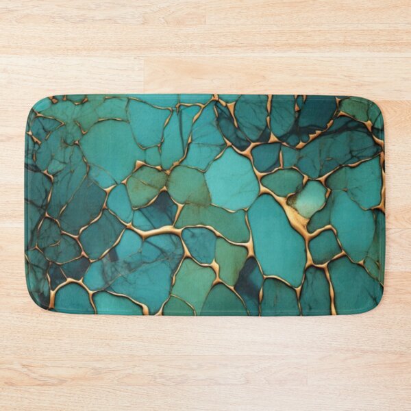 Item preview, Green and Gold Marble  designed and sold by ZedColors.