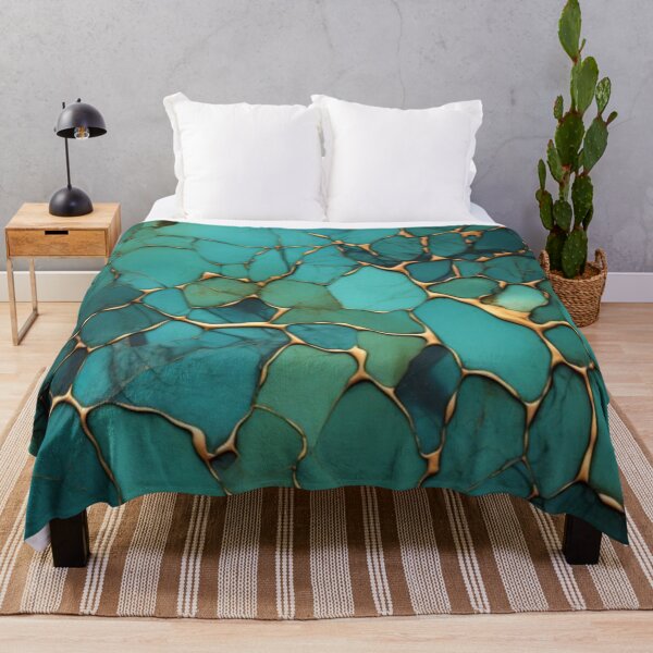 Item preview, Green and Gold Marble designed and sold by ZedColors.