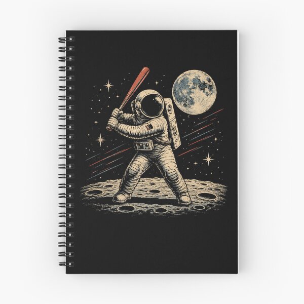 Item preview, Astronaut Baseball Moon Space Retro Vintage Cosmic Adventure designed and sold by Moizento.