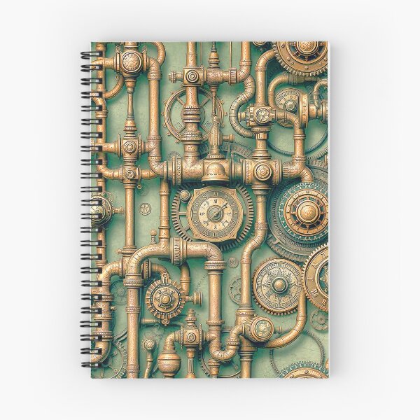 Item preview, Gears, Pipes, Mechanical Steampunk Design designed and sold by Retro Art Factory.