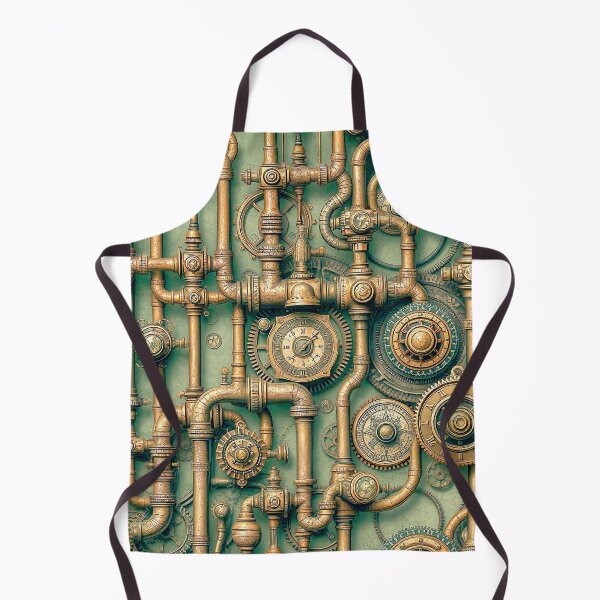 Item preview, Gears, Pipes, Mechanical Steampunk Design designed and sold by Retro Art Factory.