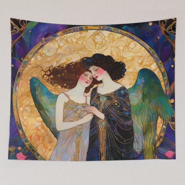 Item preview,  Abstract Angel Art designed and sold by TheDarkWardrobe.