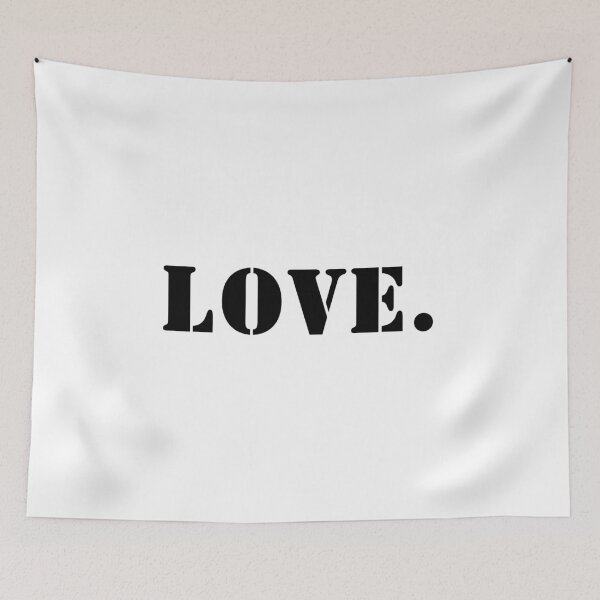 Item preview, Love Minimalist Aesthetic Bold Typography designed and sold by HYPNK.