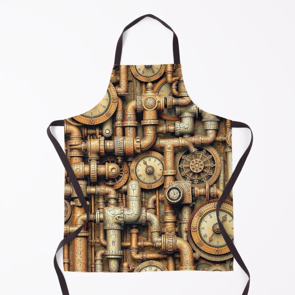 Item preview, Gears, Pipes, Steampunk Design designed and sold by Retro Art Factory.