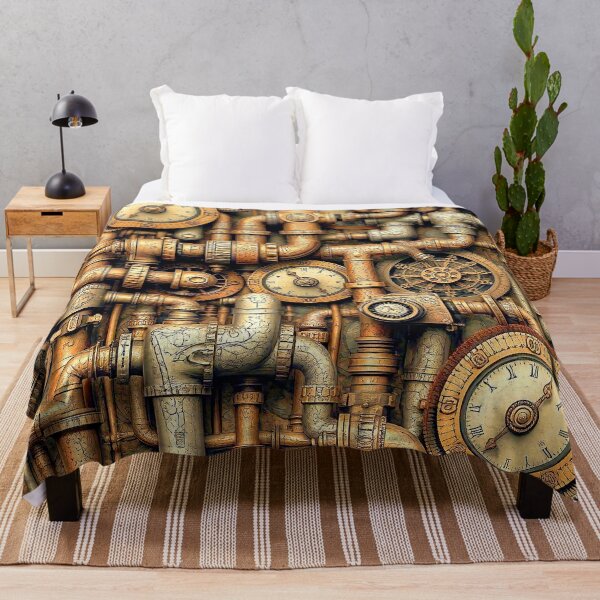 Item preview, Gears, Pipes, Steampunk Design designed and sold by Retro Art Factory.