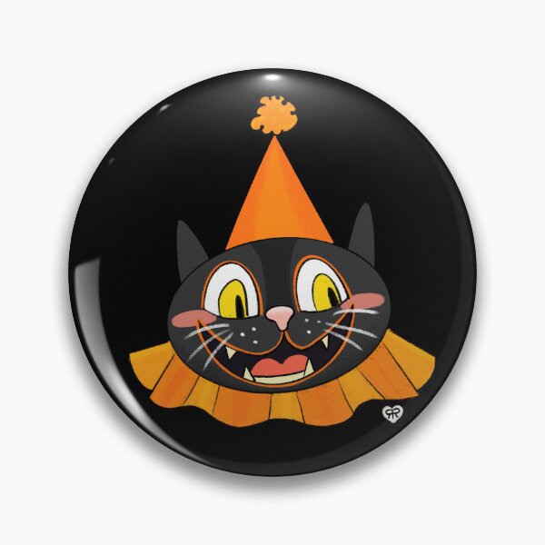 Item preview, Spooky Clown Kitty designed and sold by Knittyruby.