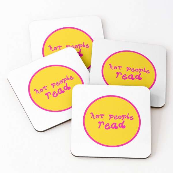 Item preview, hot people read - pink and yellow sticker designed and sold by CHIRONDesignerwannabe.