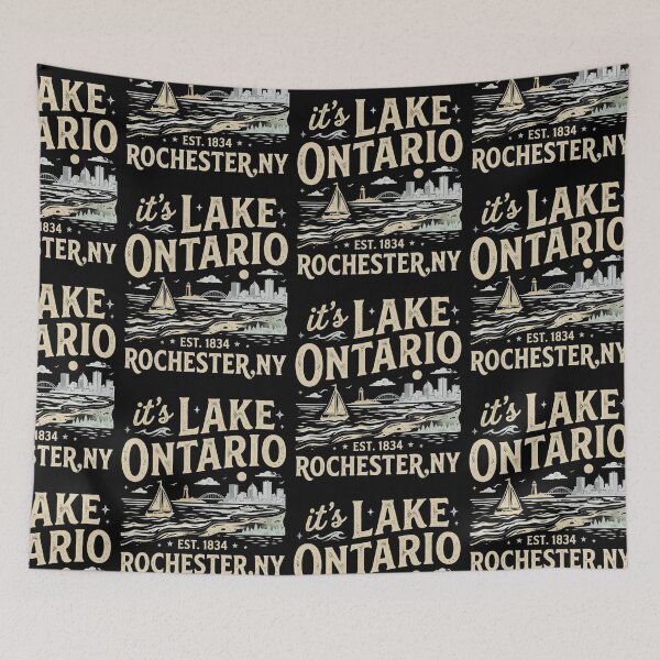 Item preview, It's Lake Ontario Rochester NY Est 1834 Vintage Sailboat Design designed and sold by 519xdesign.
