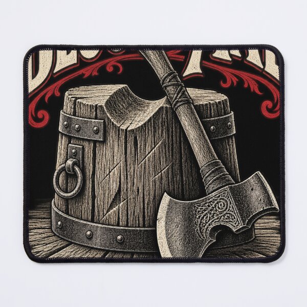 Item preview, The Block & Axe – Cutting Remarks Discouraged designed and sold by Cohaagens Bazaar.