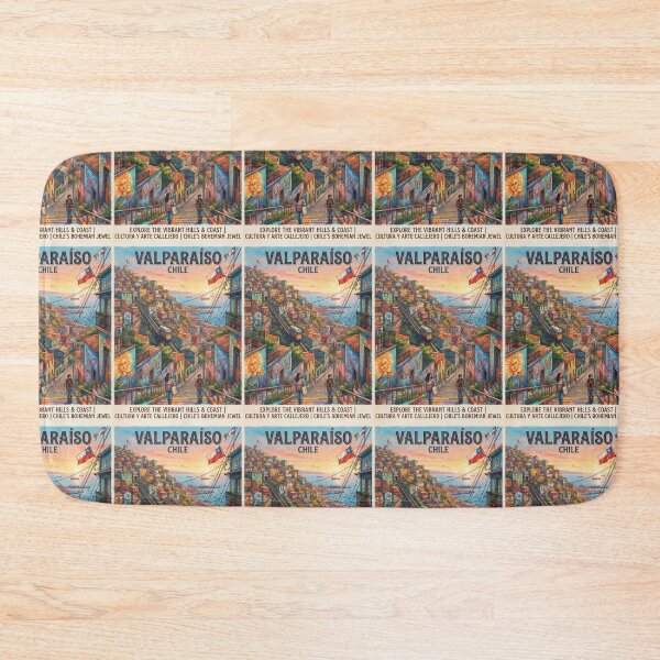 Item preview, Copy of Valparaíso Chile Vintage Retro Travel Poster Art designed and sold by ElartedeNoel.