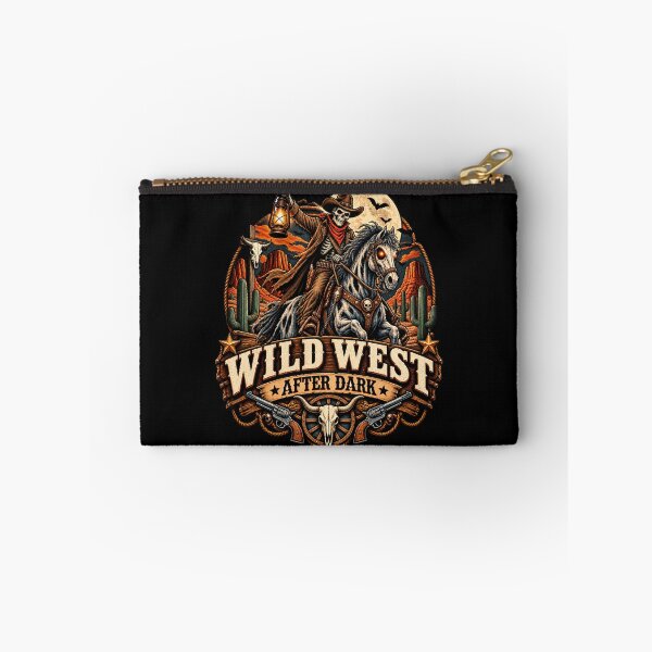 Item preview, Wild West After Dark Skeleton Cowboy Halloween Western designed and sold by afr-saad.