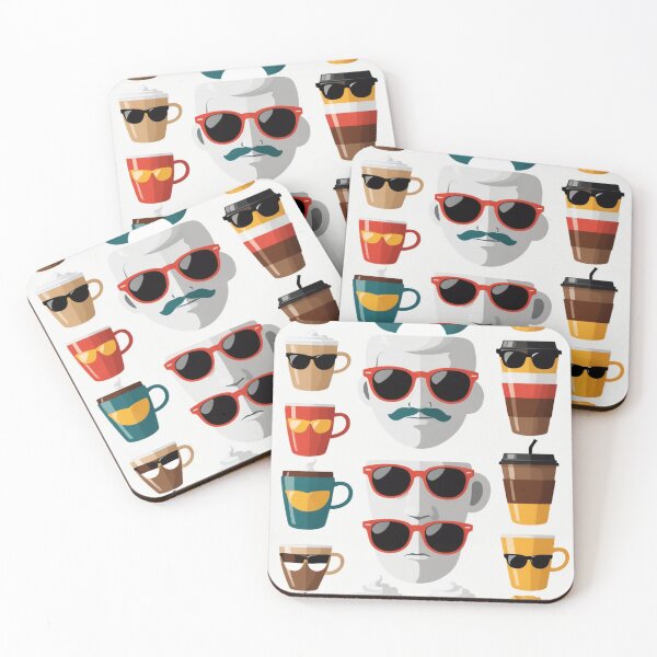 Item preview, Coffee Cup Character Cool Sunglasses Look – Coffee lover gift designed and sold by michallechowicz.