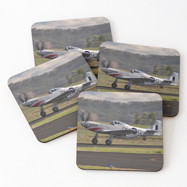 Item preview, Sharkmouth Mustang Take-off, Hunter Valley Airshow, Australia 20260328 designed and sold by muz2142.