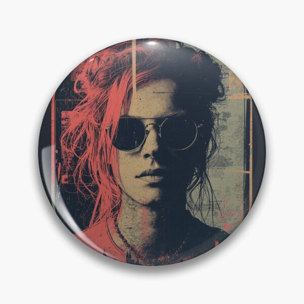 Item preview, Grunge Urban Woman Portrait Cityscape Collage Art designed and sold by ERODED SELF.