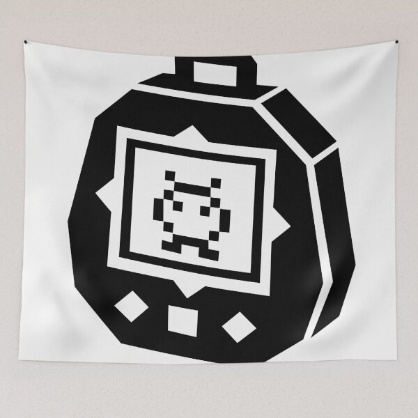 Item preview, Retro Handheld Game Console Geometric Black and White Design designed and sold by matybrak.