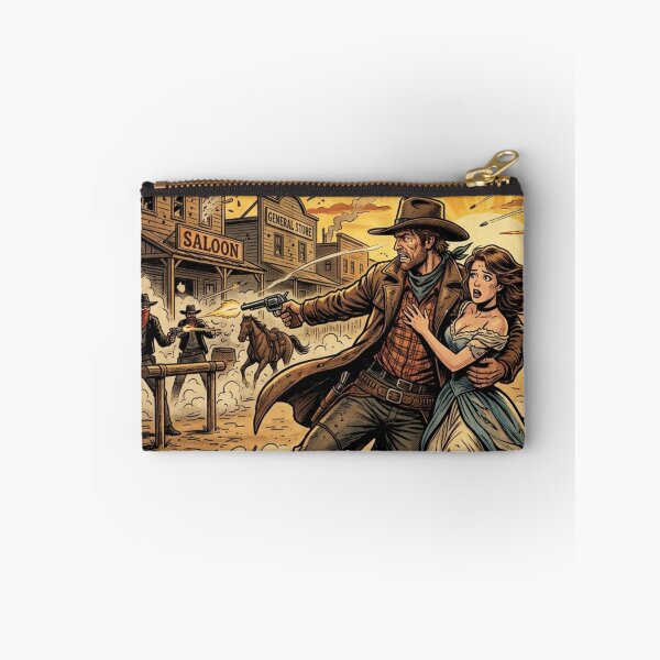 Item preview, Guns at Sundown Western Comic Cover designed and sold by JonelleTshirts.
