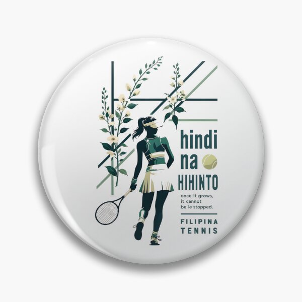 Item preview, Alex Eala Hindi Na Hihinto Minimalist Botanical Streetwear Tennis Graphic designed and sold by Orbit Ink.