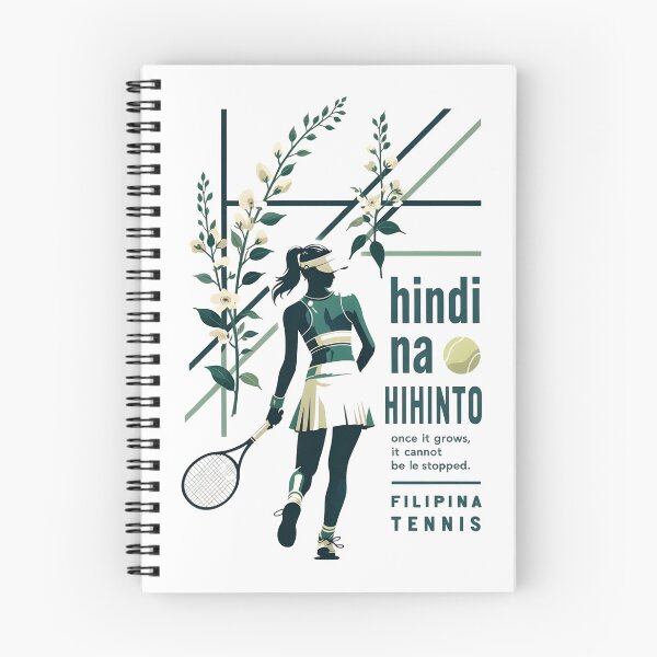 Item preview, Alex Eala Hindi Na Hihinto Minimalist Botanical Streetwear Tennis Graphic designed and sold by Orbit Ink.