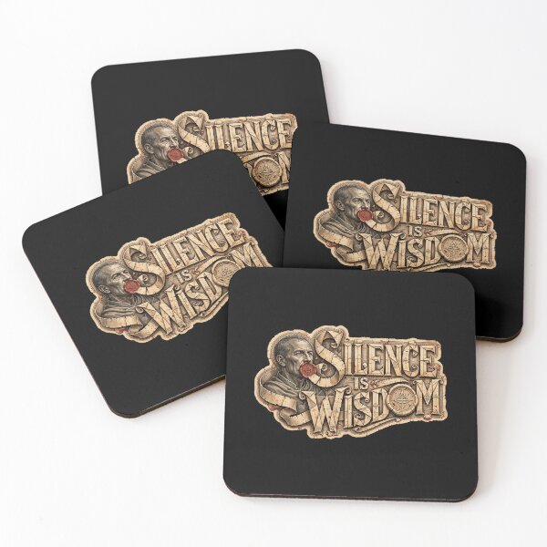 Item preview, Silence Is Wisdom, Wisdom Quote, Inspirational Saying, Ancient Wisdom, Silence Quote, Inner Peace, Mindfulness, Patience, Self Control, Thoughtful Living designed and sold by Typologystudios.