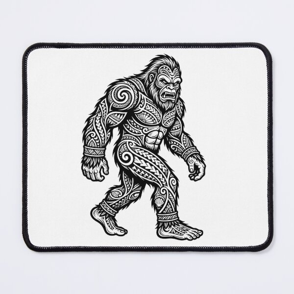 Item preview, Hawaiian Tribal Bigfoot - Sasquatch Art Tattoo Design designed and sold by Spank My Yeti.