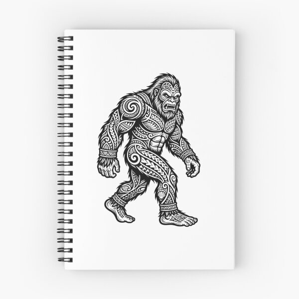 Item preview, Hawaiian Tribal Bigfoot - Sasquatch Art Tattoo Design designed and sold by Spank My Yeti.