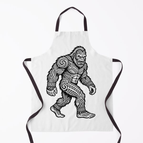 Item preview, Hawaiian Tribal Bigfoot - Sasquatch Art Tattoo Design designed and sold by Spank My Yeti.
