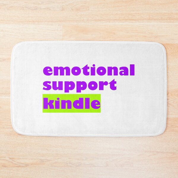 Item preview, emotional support kindle - purple and green sticker designed and sold by CHIRONDesignerwannabe.