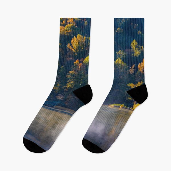 Item preview, Fishing in the morning fog designed and sold by Alla Gill.