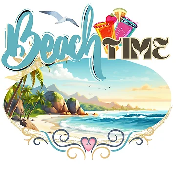 Artwork thumbnail, Beach time by InasTees