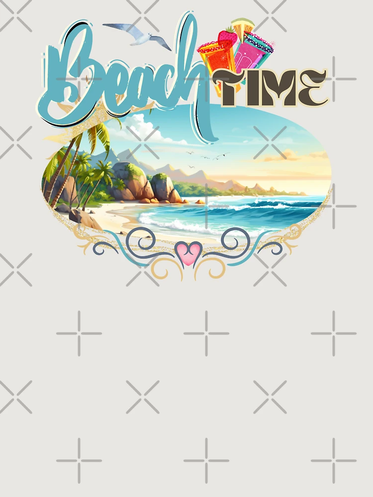 Thumbnail 6 of 6, Premium Oversized Hoodie, Beach time designed and sold by InasTees.