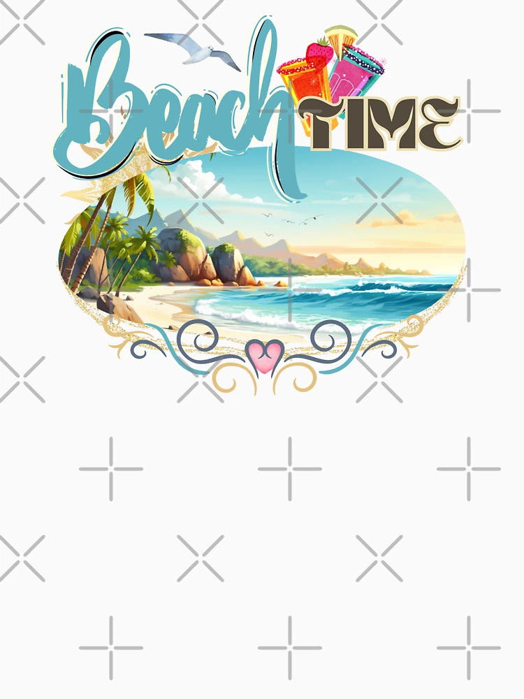 Thumbnail 6 of 6, Pullover Hoodie, Beach time designed and sold by InasTees.