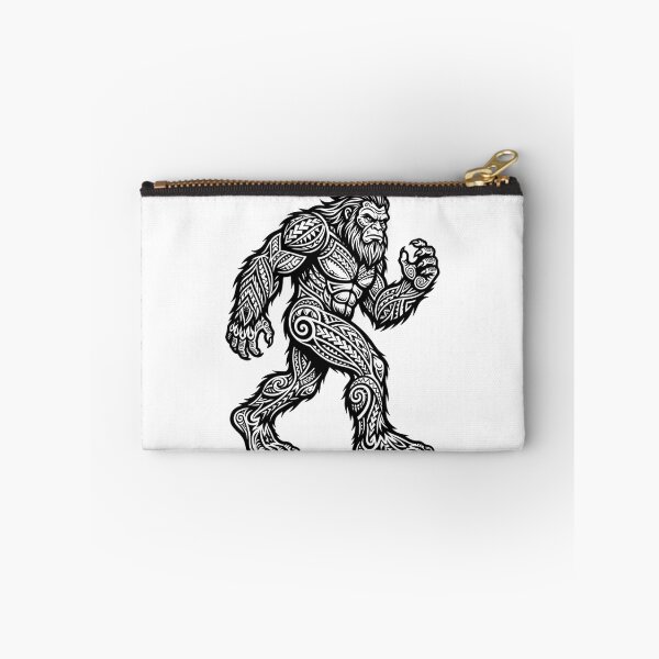 Item preview, Samoan Tribal Bigfoot - Sasquatch Art Tattoo Design designed and sold by Spank My Yeti.