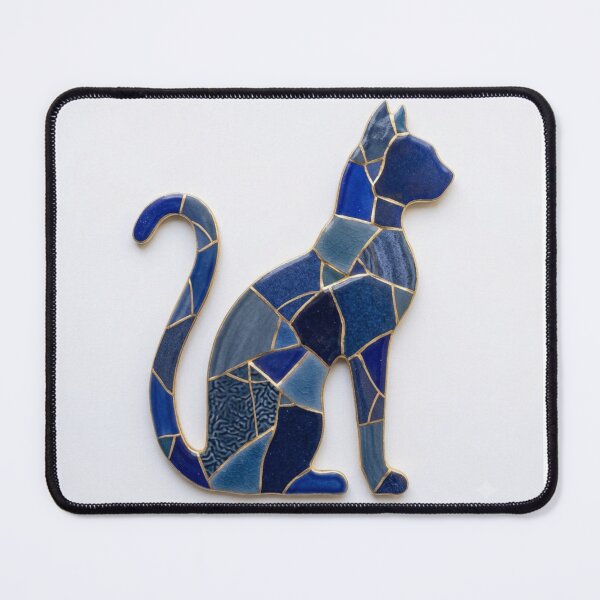 Item preview, Kintsugi Cat Silhouette - Classic Japanese Gold Crack Art designed and sold by Purrfecta.