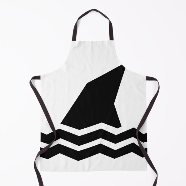 Item preview, Shark Fin Geometric Black and White Design designed and sold by matybrak.