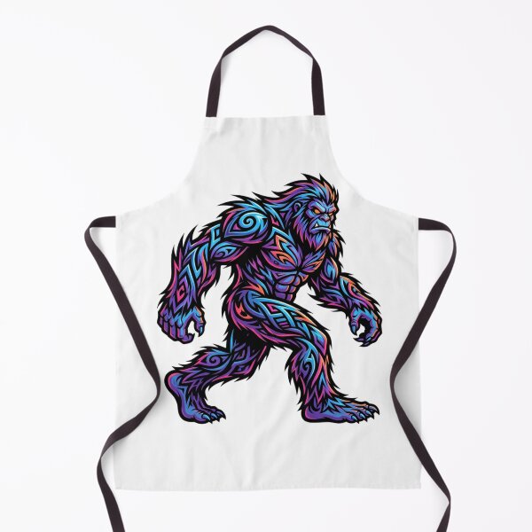 Artikelvorschau, Y2K Tribal Bigfoot - Sasquatch Art Tattoo Design entworfen und verkauft von Spank My Yeti.