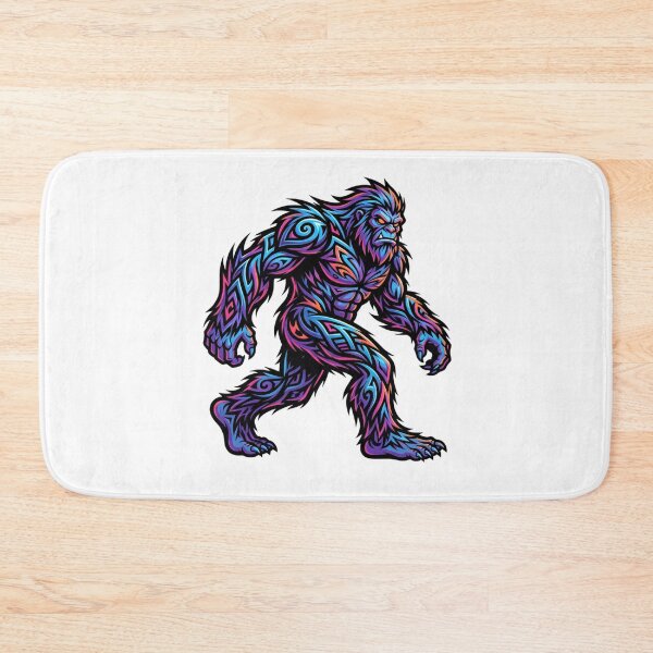 Item preview, Y2K Tribal Bigfoot - Sasquatch Art Tattoo Design designed and sold by Spank My Yeti.