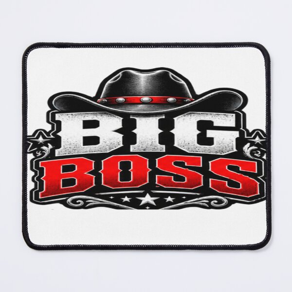 Item preview, BIG BOSS – Vintage Western Style Bold Lettering designed and sold by Nopidesign-.