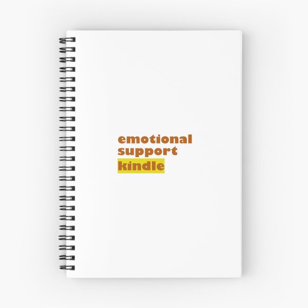 Item preview, Copy of emotional support kindle - brown and yellow sticker designed and sold by CHIRONDesignerwannabe.