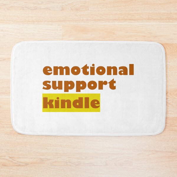 Item preview, Copy of emotional support kindle - brown and yellow sticker designed and sold by CHIRONDesignerwannabe.